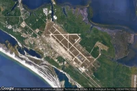 Vue aérienne de Tyndall Air Force Base