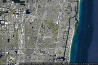 Vue aérienne de Pompano Beach Airpark
