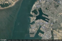 Vue aérienne de Incheon Pier 7