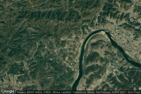 Vue aérienne de Gorangpo-ri