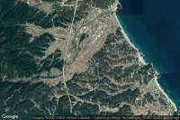Vue aérienne de ROK Army 102nd Armor Brigade Ammunition Depot