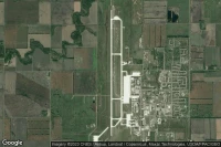 Vue aérienne de Grand Forks Air Force Base