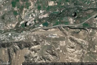 Vue aérienne de Garfield County Regional