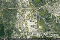 Vue aérienne de Louisville International Standiford Field