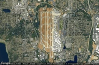 Vue aérienne de Seattle Tacoma International