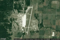 Vue aérienne de Whiteman Air Force Base
