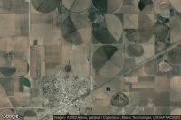 Vue aérienne de Panhandle Carson County