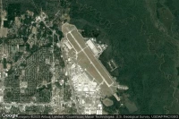 Vue aérienne de Robins Air Force Base