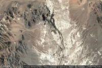 Vue aérienne de Shoshone