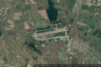 Vue aérienne de Graf Ignatievo Air Base