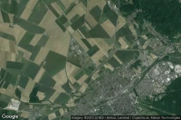 Vue aérienne de Compiègne Margny
