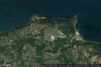 Vue aérienne de Base d'aéronautique navale de Lanvéoc-Poulmic