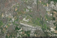 Vue aérienne de Milan Bergamo
