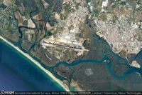 Vue aérienne de Faro - Gago Coutinho International