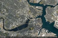 Vue aérienne de Museum of Science