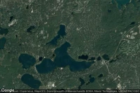 Vue aérienne de Long Pond