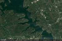 Vue aérienne de Clements Creek