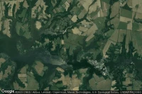 Vue aérienne de Hexton Farms