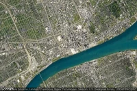 Vue aérienne de Wdiv-Tv Channel 4