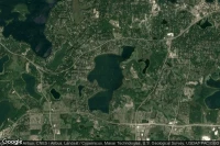 Vue aérienne de Lake Minnewashta