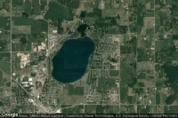 Vue aérienne de Lake Pulaski