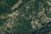 Vue aérienne de Holly Ridge/Topsail Island