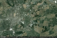 Vue aérienne de Carlisle Barracks