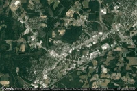 Vue aérienne de Johnston Memorial Hospital