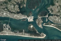 Vue aérienne de Morehead City State Port Terminal