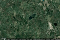 Vue aérienne de Snyder's Lake