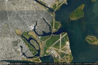 Vue aérienne de Private Sealanes-Jamaica Bay