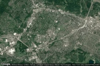 Vue aérienne de Saint Luke's Memorial Hospital