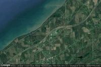 Vue aérienne de Lakeview Shock Incarceration Center