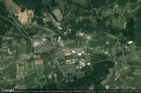 Vue aérienne de Morgantown