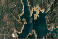 Vue aérienne de Lake Oroville Landing Area