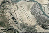 Vue aérienne de Skardu