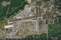 Vue aérienne de Elmendorf Air Force Base