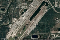 Vue aérienne de Fairbanks International