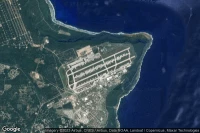 Vue aérienne de Andersen Air Force Base