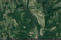 Vue aérienne de Cash Creek