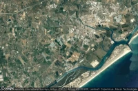 Vue aérienne de Tavira