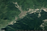 Vue aérienne de Krasnaya Polyana