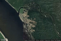 Vue aérienne de Verkhneimbatsk