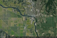 Vue aérienne de Harvey Field