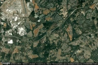 Vue aérienne de Riverbend Airpark