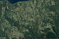 Vue aérienne de Pucon Curimanque