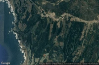 Vue aérienne de Los Pehuenches