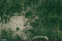 Vue aérienne de Nueva Loja