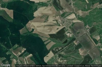 Vue aérienne de Bátka Airstrip