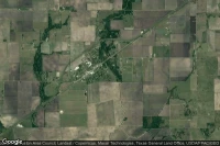 Vue aérienne de Flying V Ranch